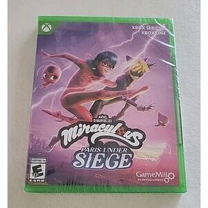 Miraculous Paris Under Siege Microsoft XBox One Series X Game, New sealed